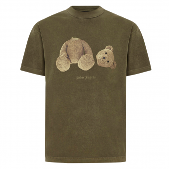 Palm Angels T-shirt Bear Classic Groen